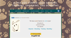 Desktop Screenshot of alphadogcenter.com